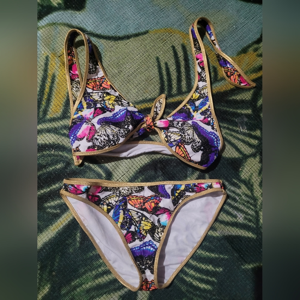 Butterfly baithing suit,size small!